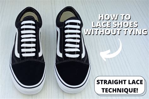 ways to lace shoes without tying